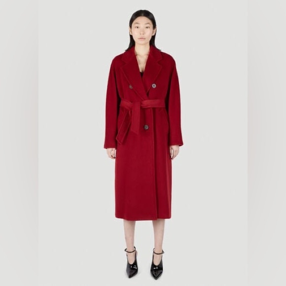 MAX MARA 101801 Madame Icon coat in red - Picture 7 of 7